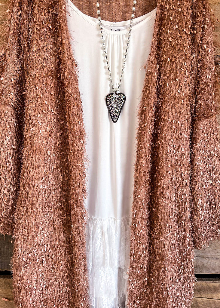 AHB EXCLUSIVE: When In Love Cardigan - Champagne - SALE