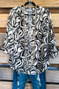 Elevated Look Blouse Black/Taupe  SALE