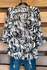 Tomorrow's News Top -  Black /Beige - SALE
