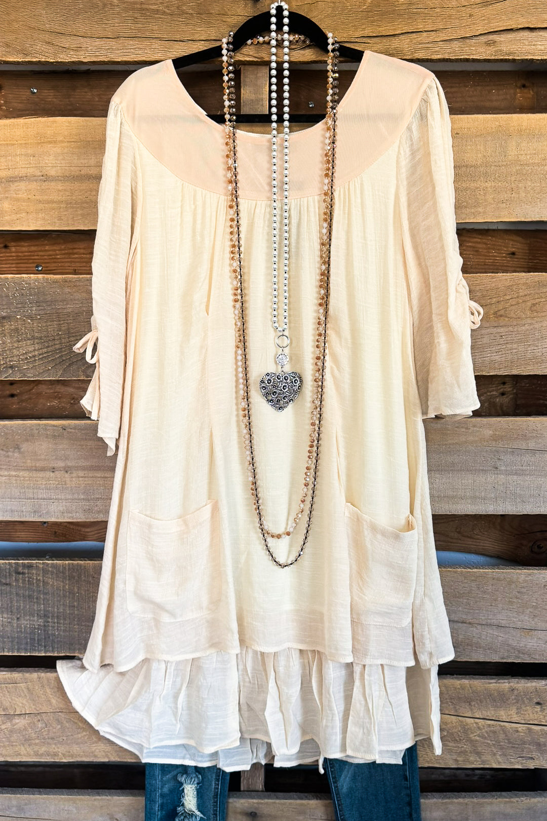 Chic By Nature Tunic - Beige (L and XL)