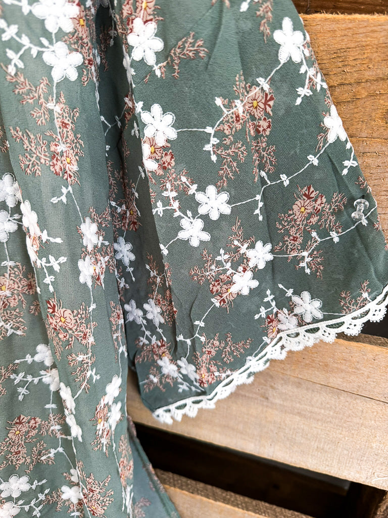 Signs Of Summer Cardigan - Green - SALE