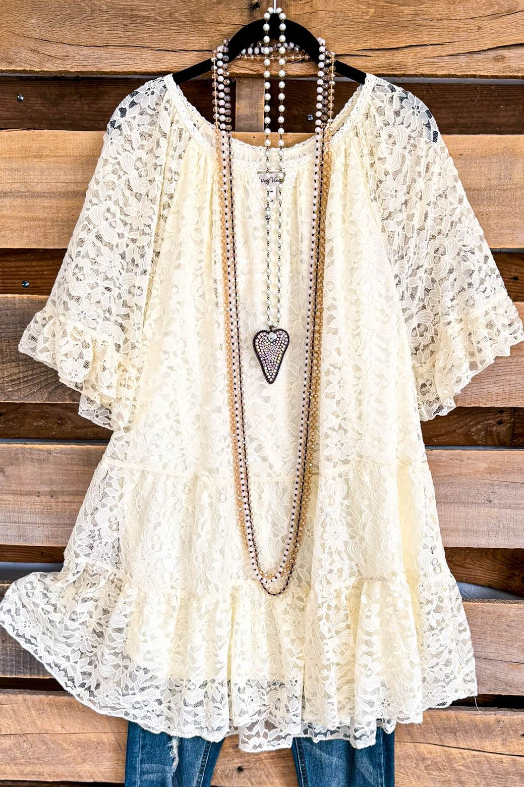 Vineyard Breeze Top - Beige