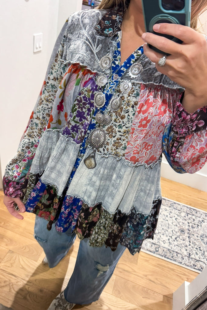 PRE ORDER: Carefree Afternoon Tunic - Slate