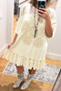 Saving Grace  Oversized Dress - Natural - Cotton Blend