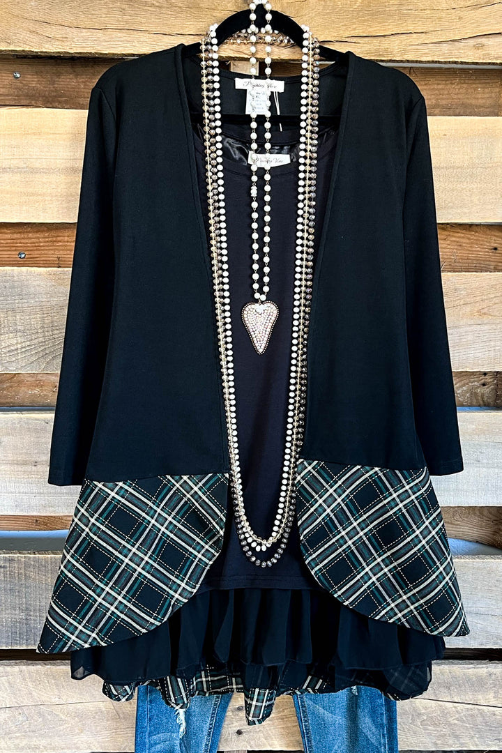 Relaxing Right Cardigan - Black - SALE