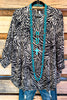 Be In The Moment Top - Black Taupe - SALE