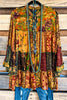 Autumn Bliss Sheer Blouse - Camel