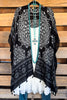 Oceanic Dream Kimono - Black