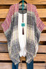 Right About You Shawl  - Pink/Blue