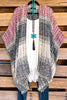 Right About You Shawl  - Pink/Blue