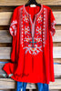 AHB EXCLUSIVE: Crowded Room Glances Dress - Tomato Red - SALE