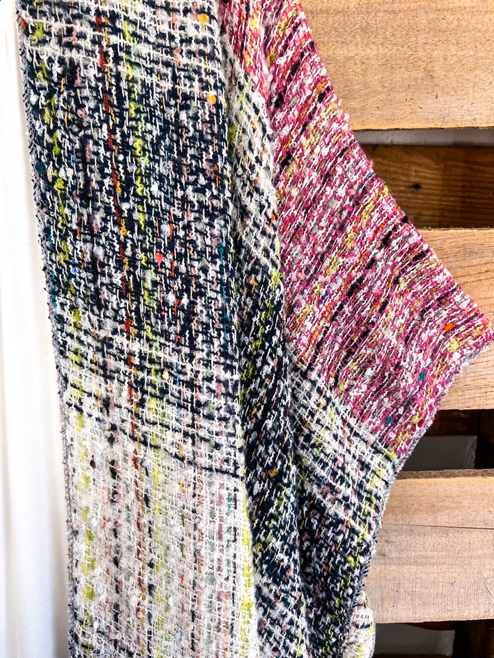 Right About You Shawl  - Pink/Blue - SALE