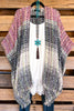 Right About You Shawl  - Pink/Blue