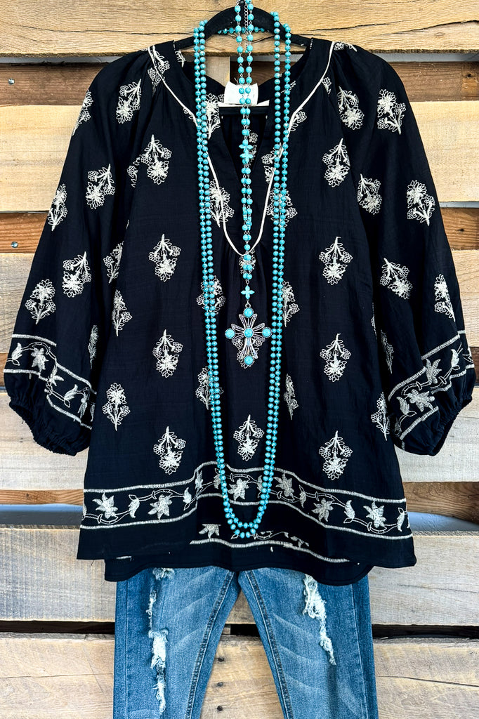 The Road Ahead Blouse - Black