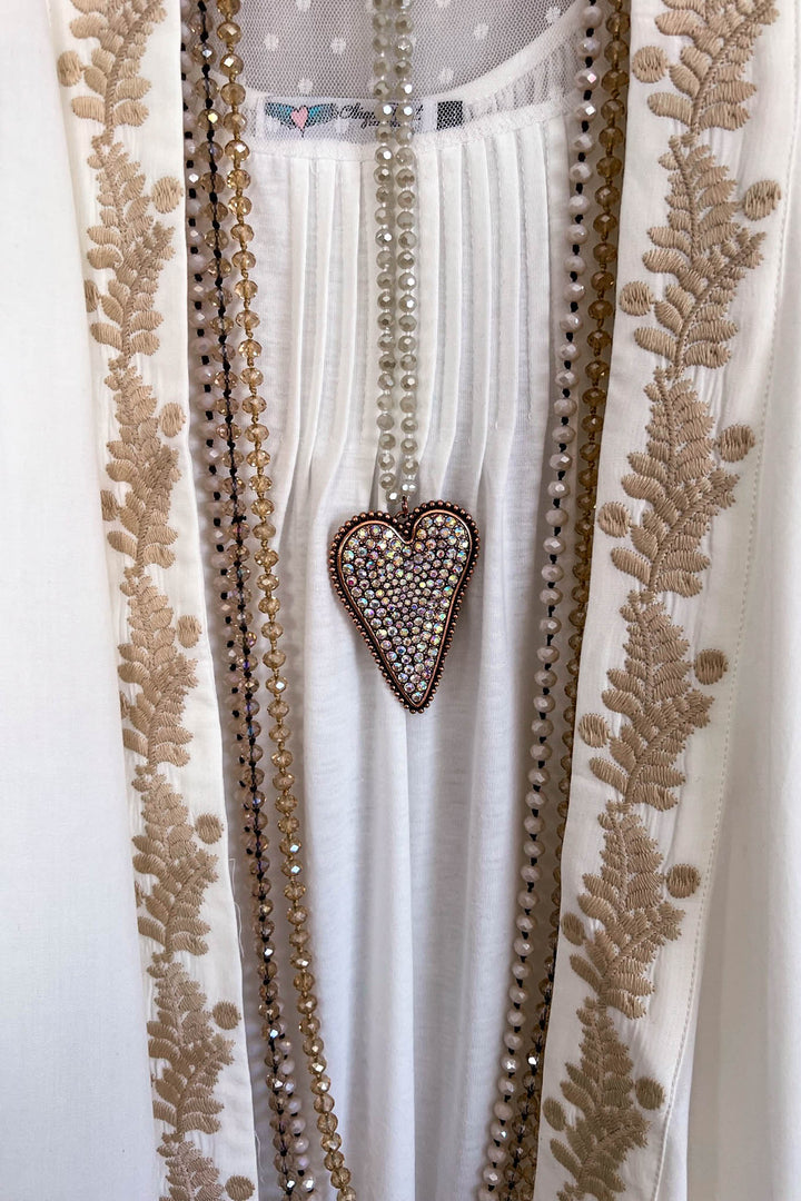 AHB EXCLUSIVE: Rise Of Romance Cardigan - Ivory