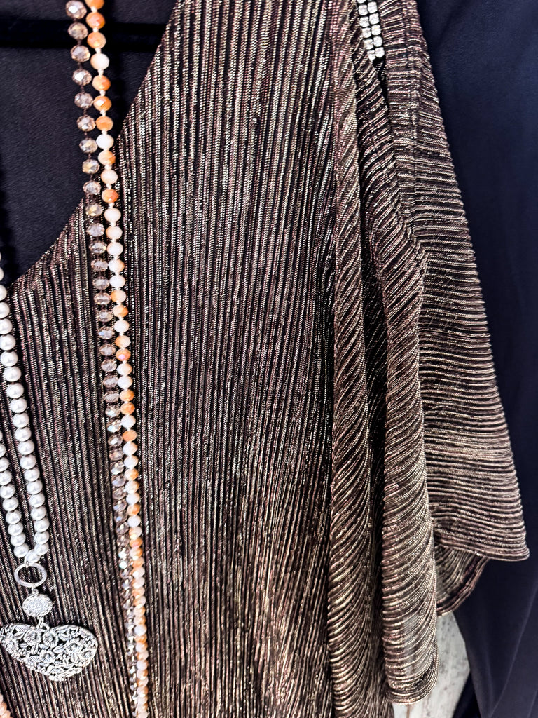 Exclusive 2 Piece Pant Set - Bronze/Gold/Black