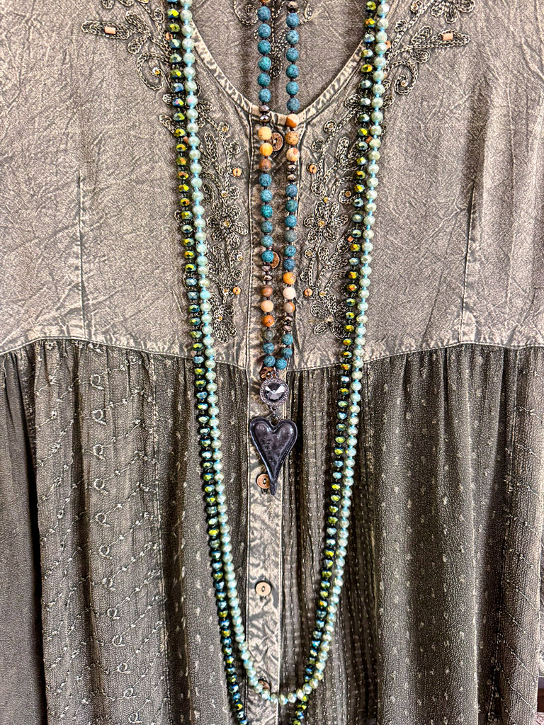 Mindful Memories Top - Gravel - SALE