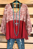 Precious Love Top - Rust