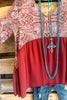 Precious Love Top - Rust