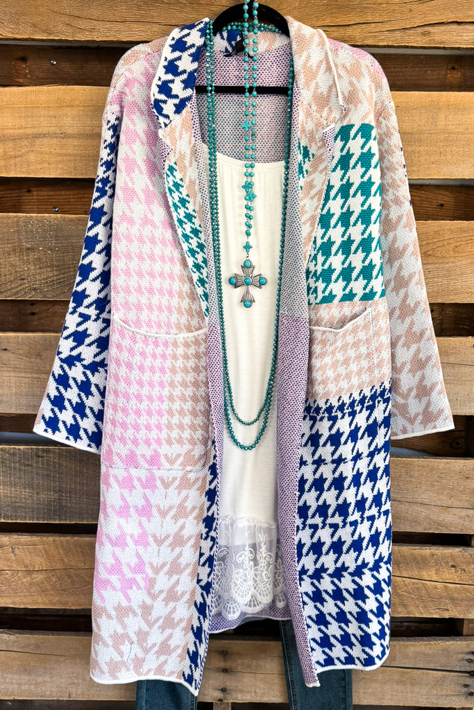 Blissful Mood Sweater Cardigan - Bloom