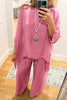 Milan Silk Blend Stretch Palazzo Pants - Made in Italy (Sold Separately)
