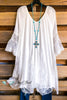 AHB EXCLUSIVE: Spring Sighting Tunic/Dress- White