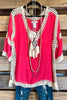 Bayside Breeze Cover-Up - Coral