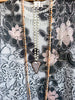 Midnight Blooms Top - Gray - 100% COTTON - SALE