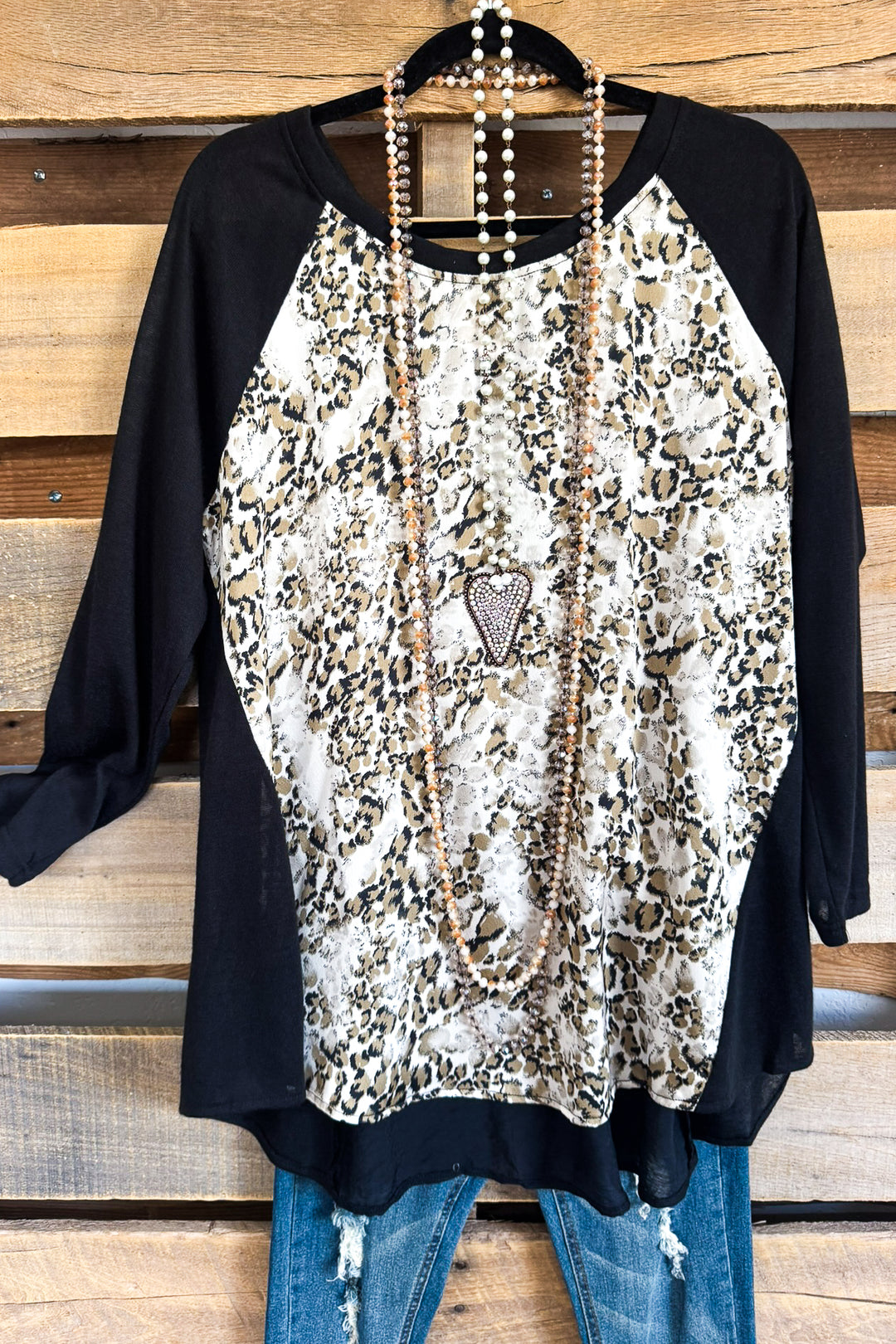 All For The Fun Top - Leopard