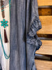 Respected Ruffles Cardigan - Denim