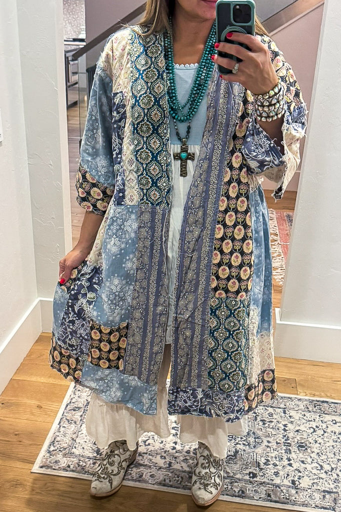 The Willow Whisper Oversized Cardigan - 100% Cotton