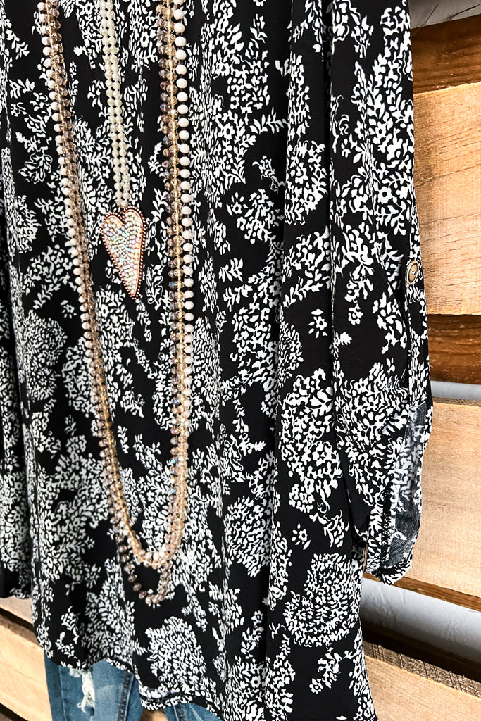 Always Included Top - Black Ivory - SALE