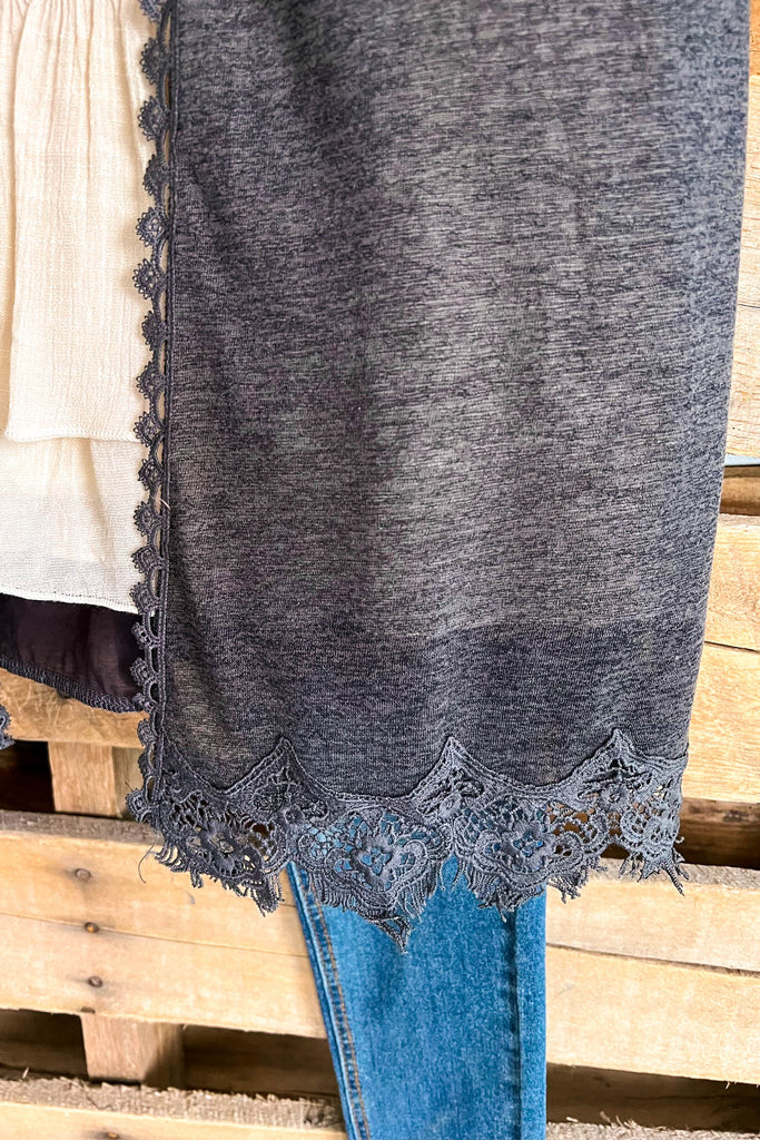 Days To Impress Cardigan - Dk. Grey - SALE
