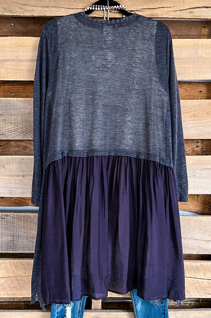 Days To Impress Cardigan - Dk. Grey - SALE