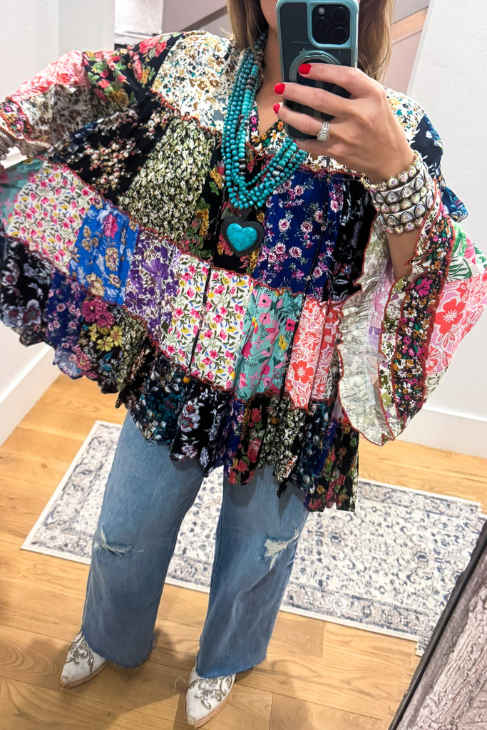 AHB EXCLUSIVE: A Hint Of Bloom Tunic - Multi -  100% Cotton