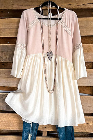 AHB EXCLUSIVE: Making The Way Tunic - Mocha - 100% COTTON - SALE