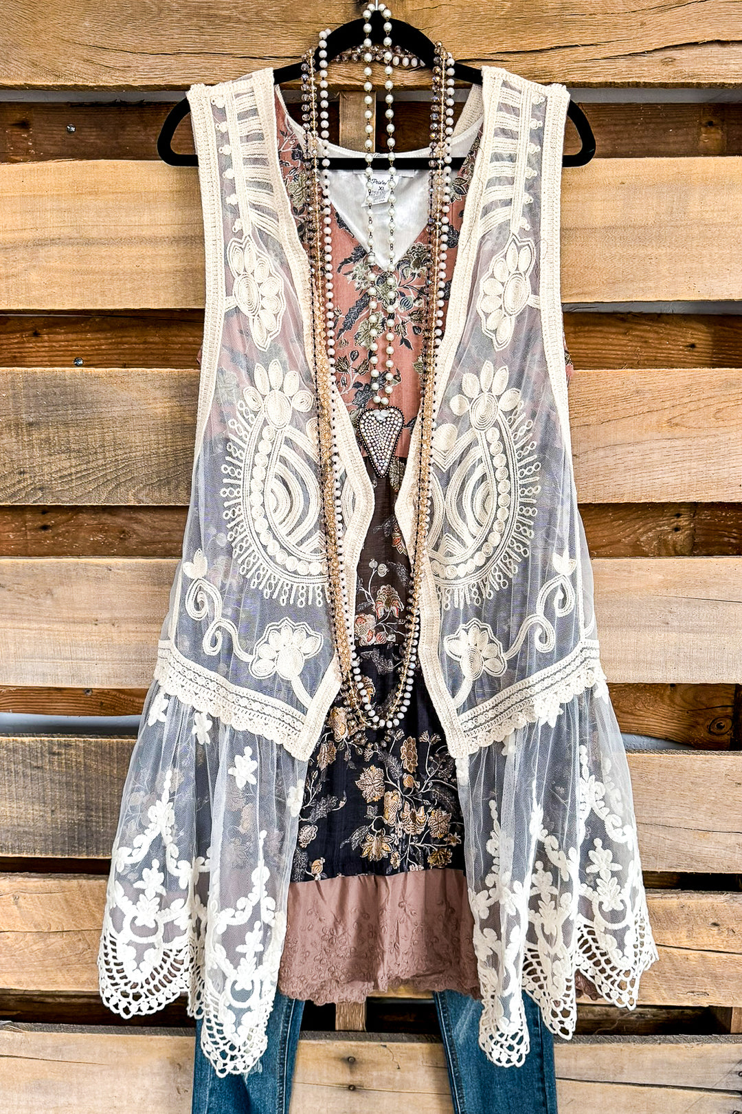 AHB EXCLUSIVE: See My Soul Vest - Natural (Vest Only) - SALE
