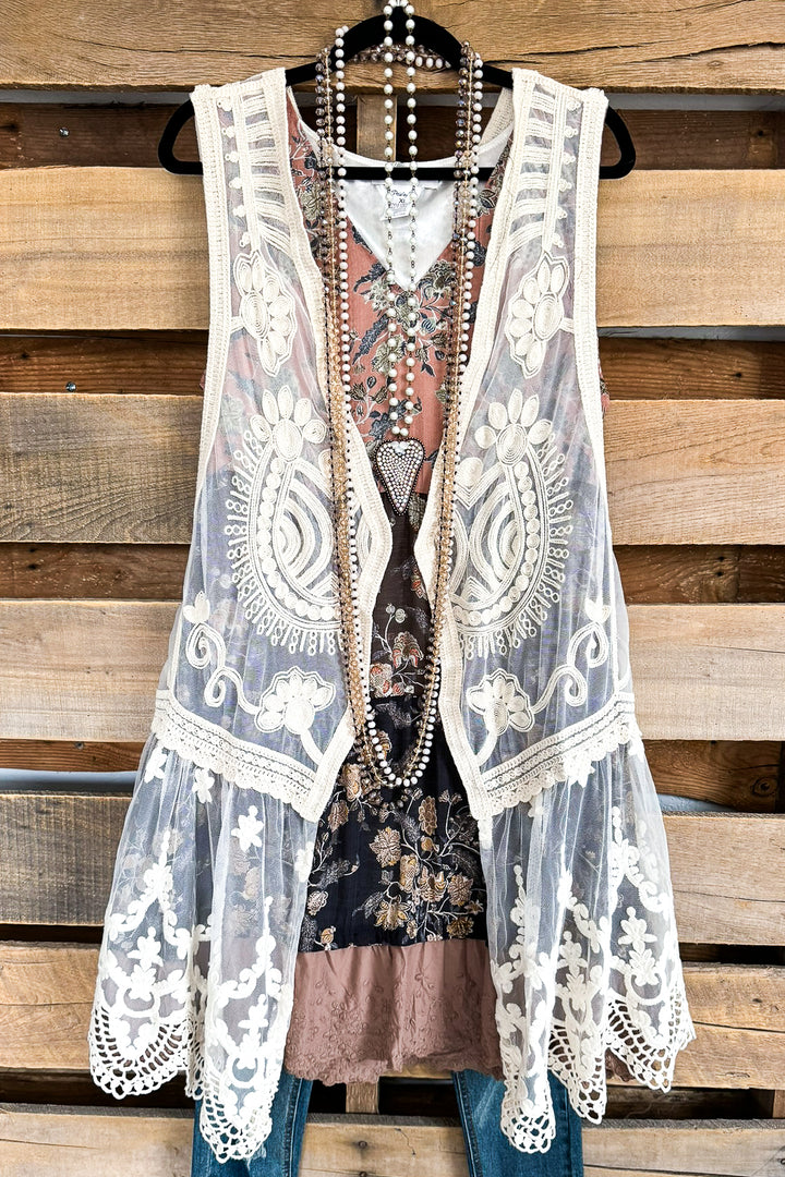 AHB EXCLUSIVE: See My Soul Vest - Natural (Vest Only) - SALE