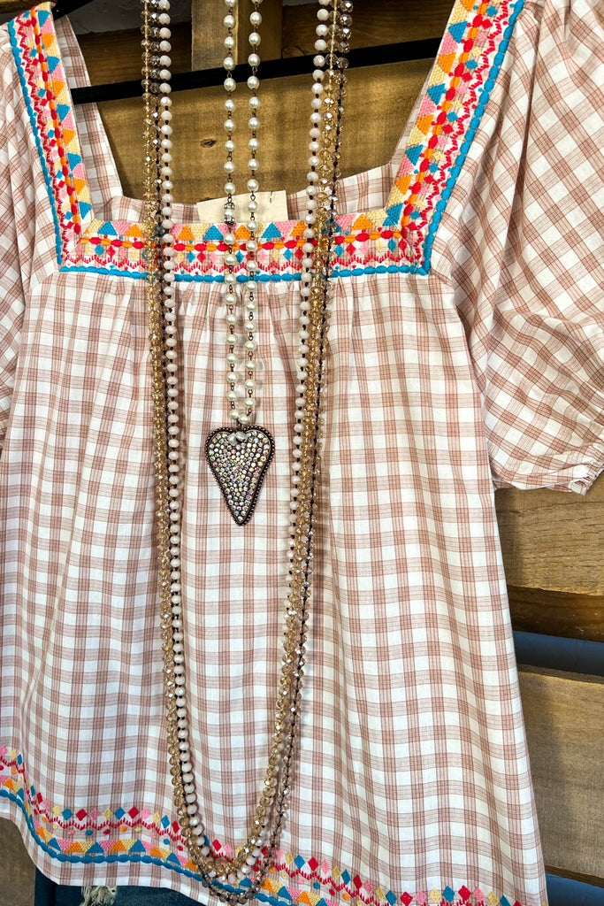 Looking My Way Top -Terracotta - 100% COTTON - SALE