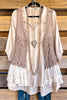 AHB EXCLUSIVE:  Only The Young Vest - Mocha -100% COTTON