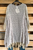 Listen Closely Vest - Light Gray - SALE