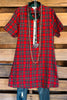 Merry and Bright Dress - Red
