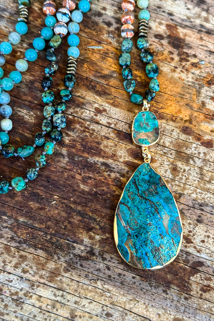 Sheltered Bay Necklace - Turquoise