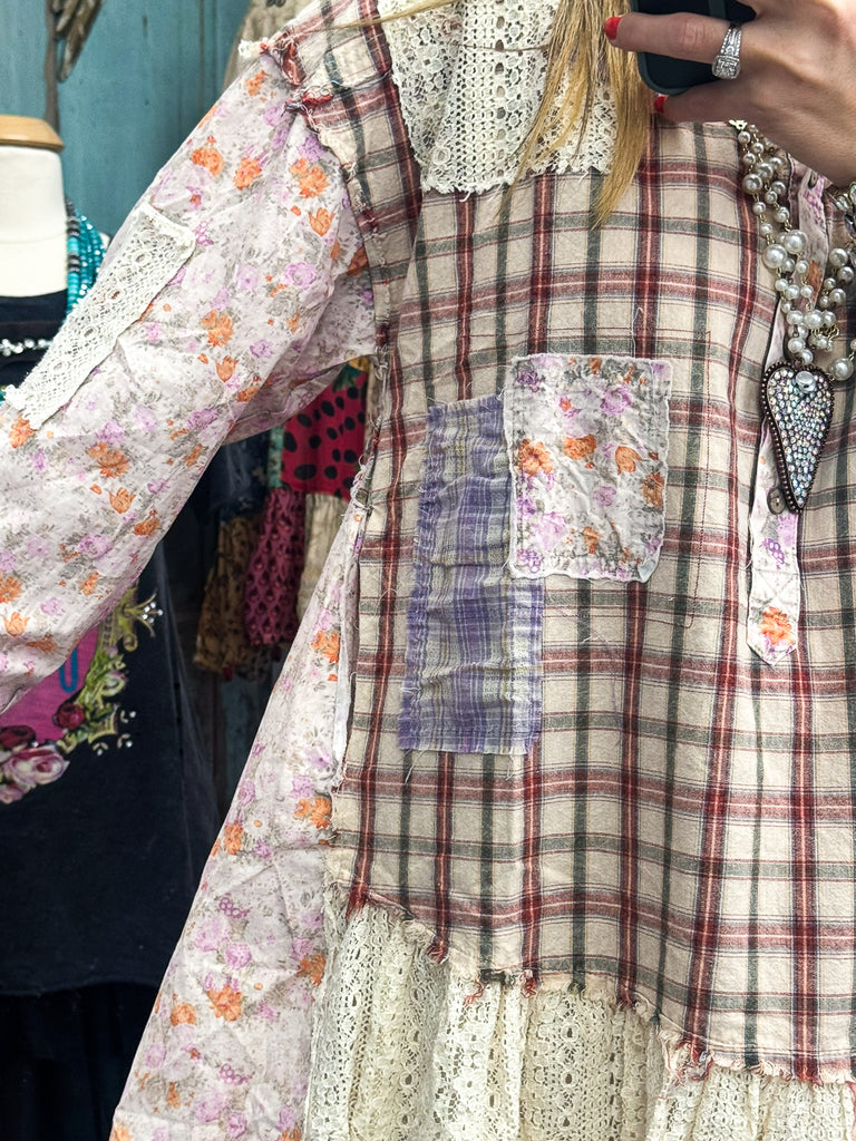 Grounded Grace Tunic - 100% Cotton - Pink