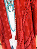 Boho Vibes Oversized Kimono - Rust