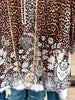 Depending On Us Oversized Top - Black/Leopard - SALE