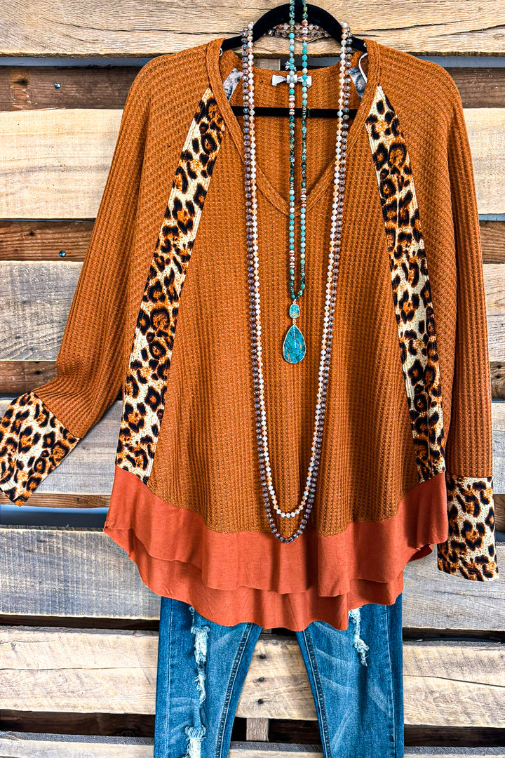 Always Besides You Tunic - Gingerbread - SALE