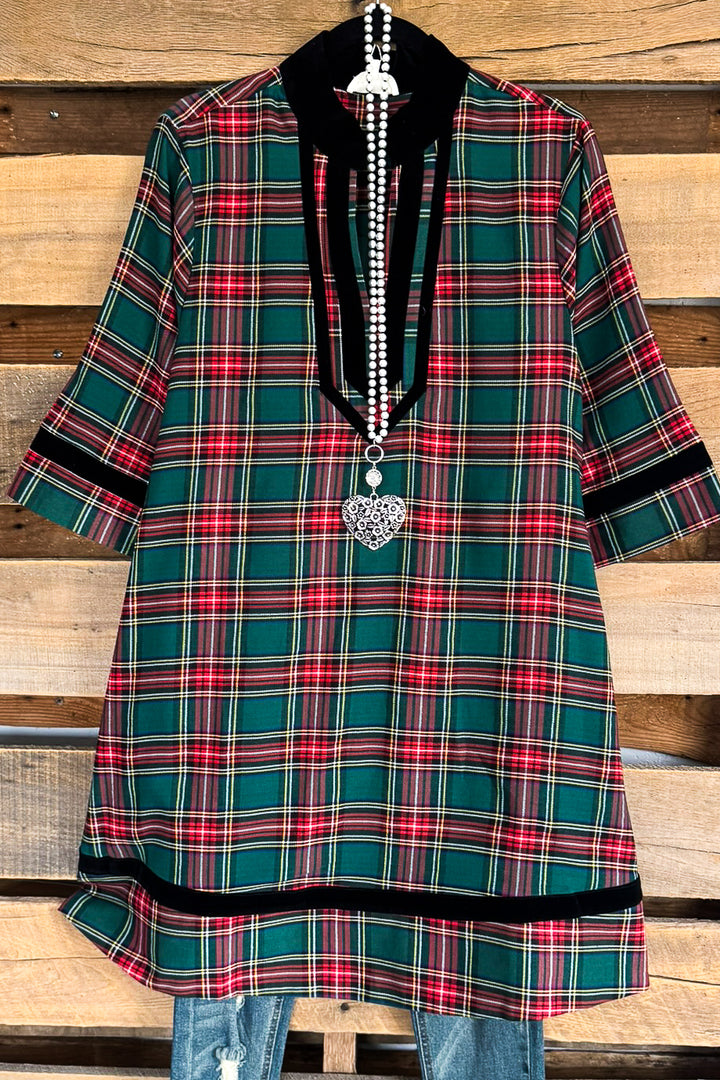 Seasons Greetings Dress - Green