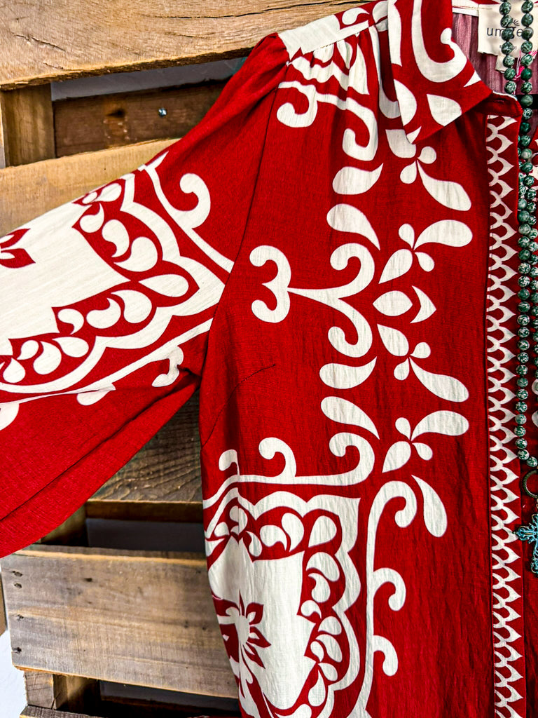 Move With Purpose Dress - Red (Size 8 to 18)