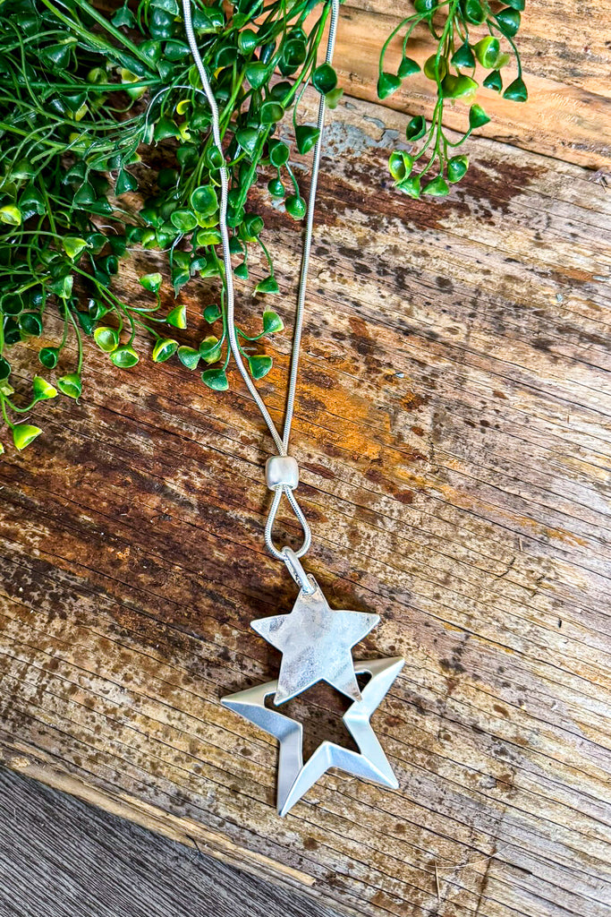 Star Light, Star Bright Necklace - Sliver
